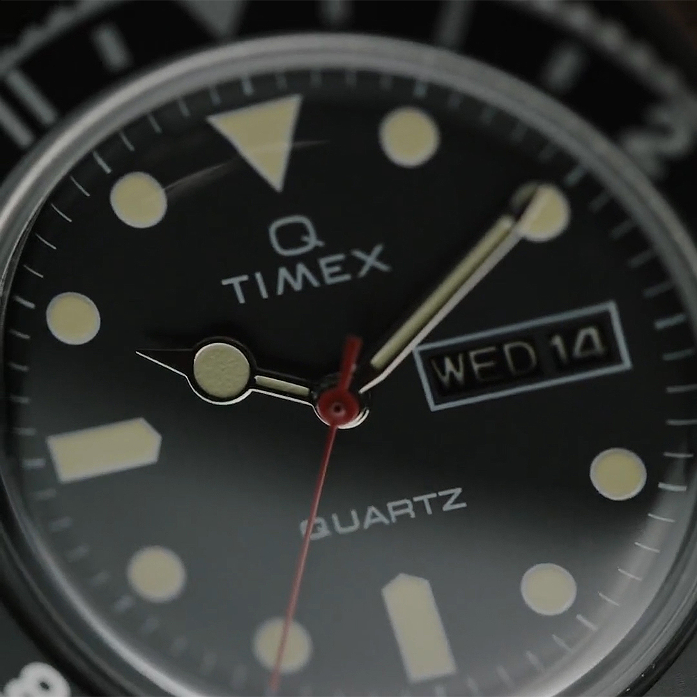 타이맥스 Q TIMEX 러버스트랩 손목시계 38mm TW2V32000 - 상세 이미지 5