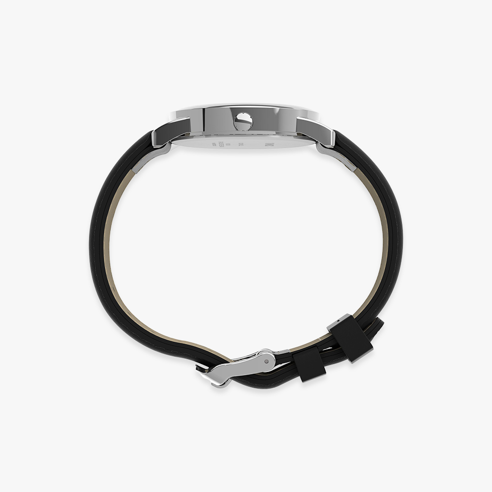 타이맥스 이지리더 블랙 가죽스트랩 드레스워치 35mm T2H281