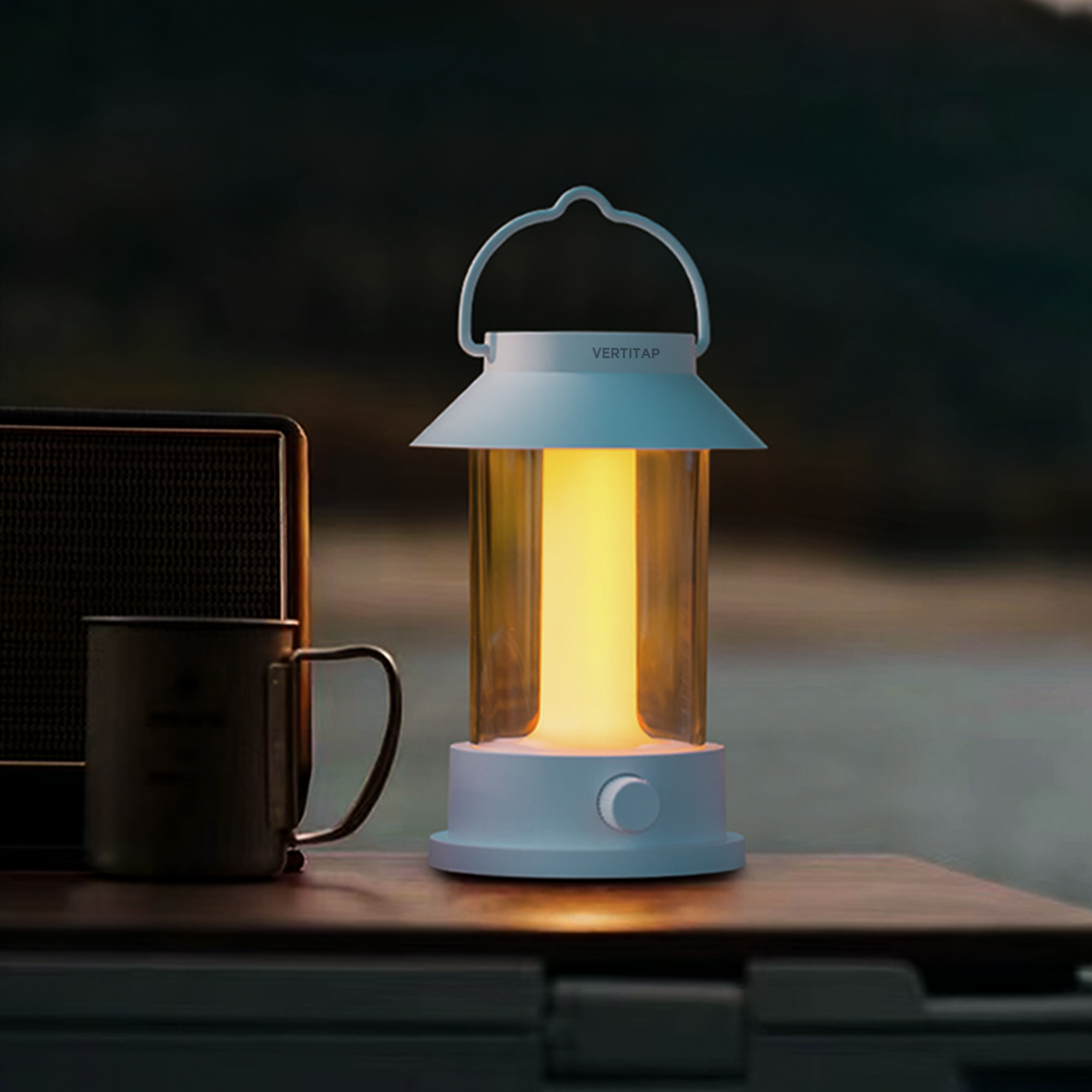 버티탭 선셋라이트 휴대용 랜턴 낚시 캠핑 텐트랜턴 감성캠핑 충전조명 감성램프 야외 무드등