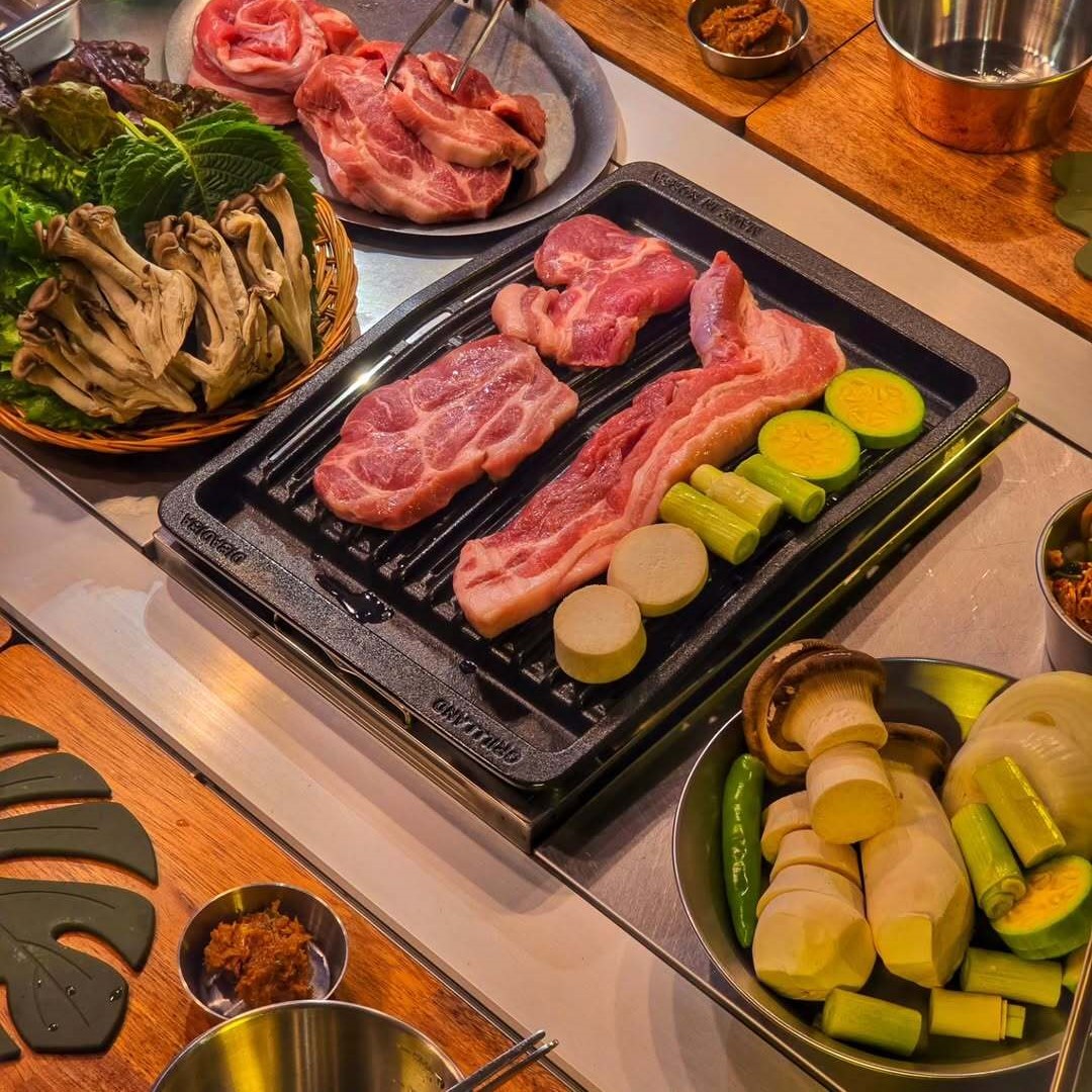 디바디바 아이언 igt 그릴 바베큐 캠핑 숯불 직화 석쇠 불판 무쇠 미니맥스 지글 캠프빈