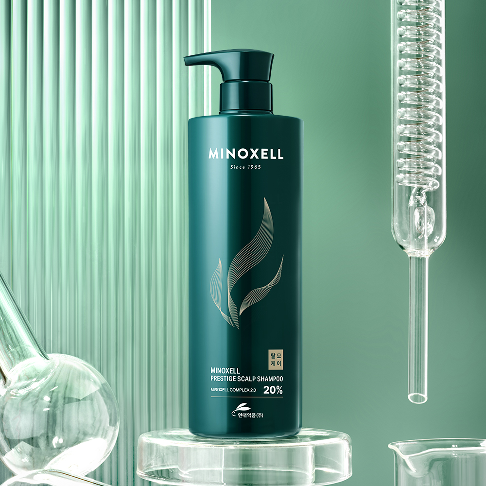 현대약품 마이녹셀 프레스티지 스칼프 뿌리볼륨 탈모샴푸 960ml, 2개 - 상세 이미지 2
