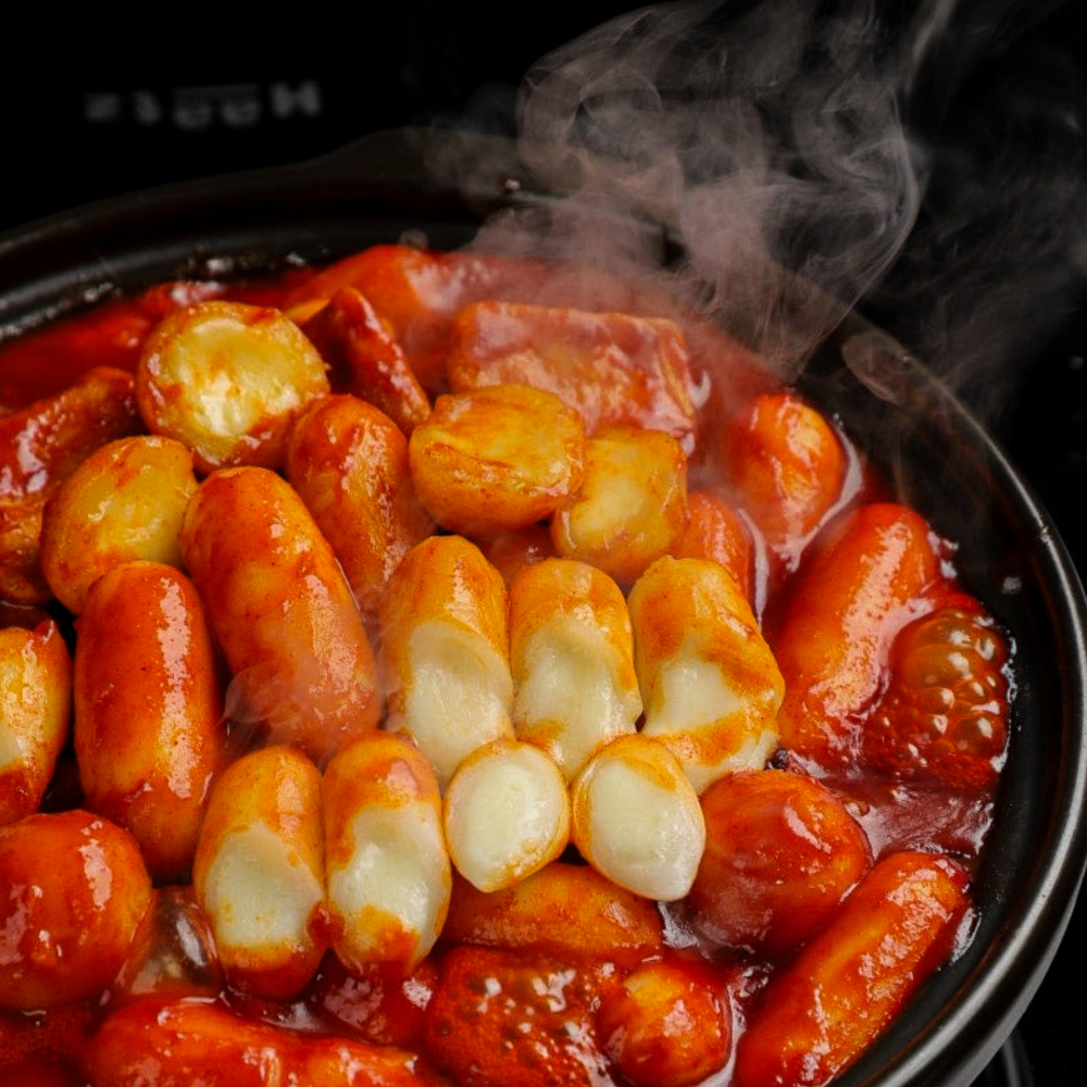 낭만부부 치즈 떡볶이 밀키트 (500g) 옛날 국물 가래떡 세트 떡복기 재료 제품 이미지