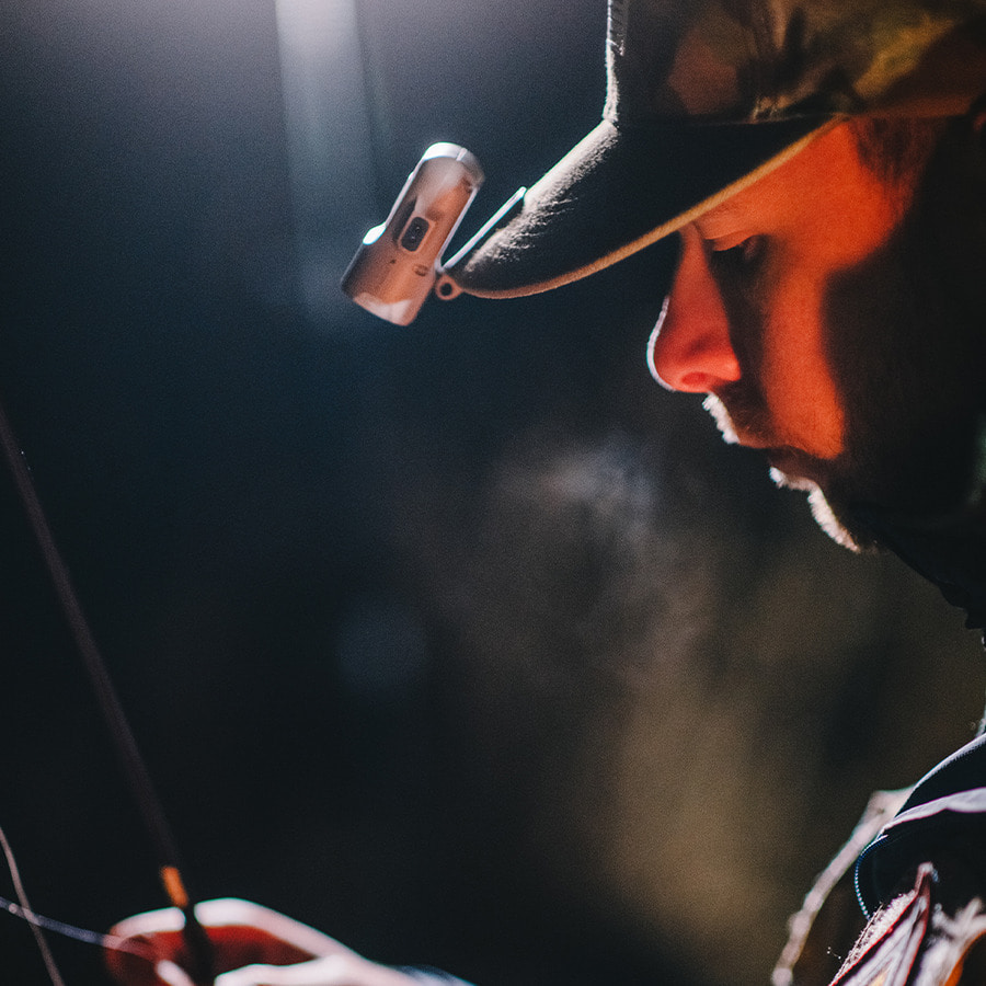 크레모아 캡온 120H 헤드랜턴 작업용 낚시 캠핑 캡라이트 CLP-135