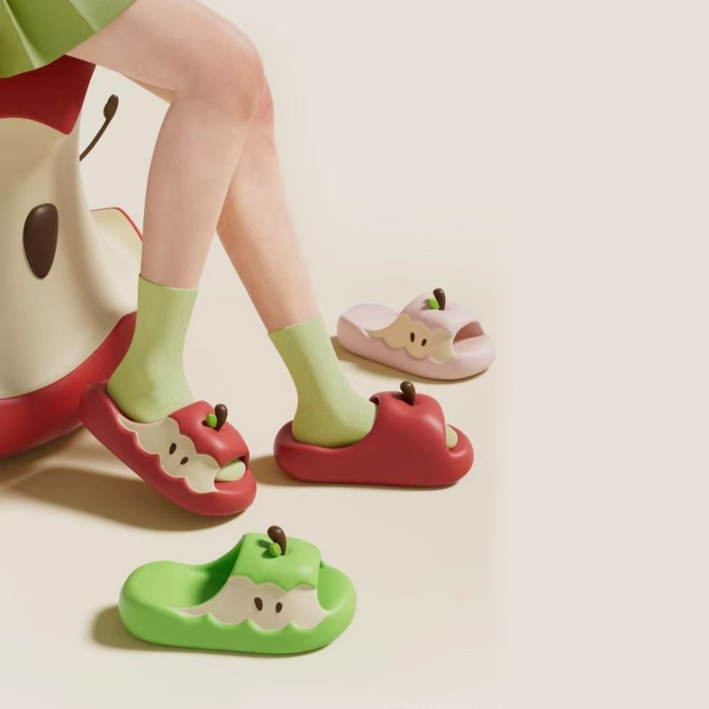 블체 사과슬리퍼 애플 실내화 EVA 샌들 Fresh Apple Slippers 이미지 6