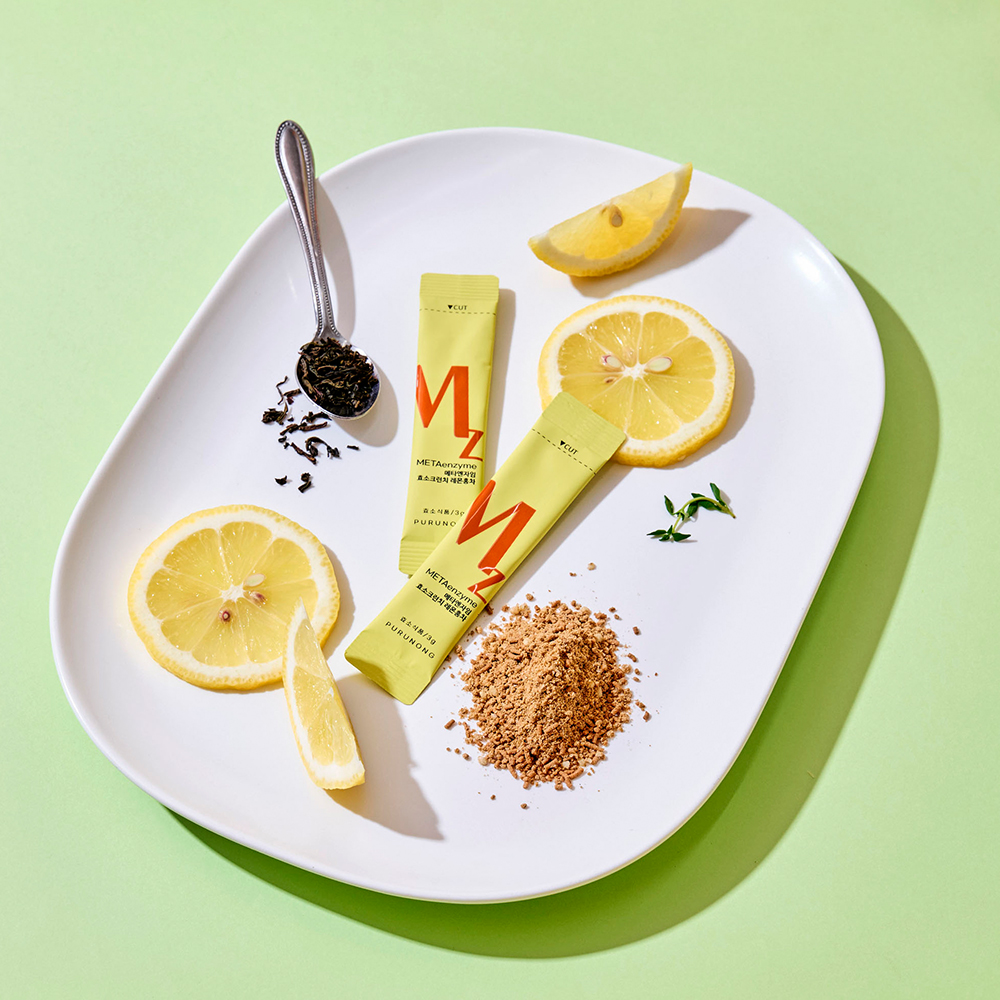 MZ 효소크런치 탄수화물 단백질 분해효소 레몬홍차맛 3g x 30포 - 상세 이미지 4