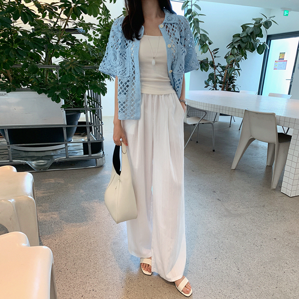 바하마 와이드 밴딩 팬츠 - 상세 이미지 5