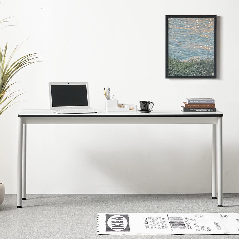 e스마트 레브 슬림책상 철제 책상겸테이블 1400x400mm