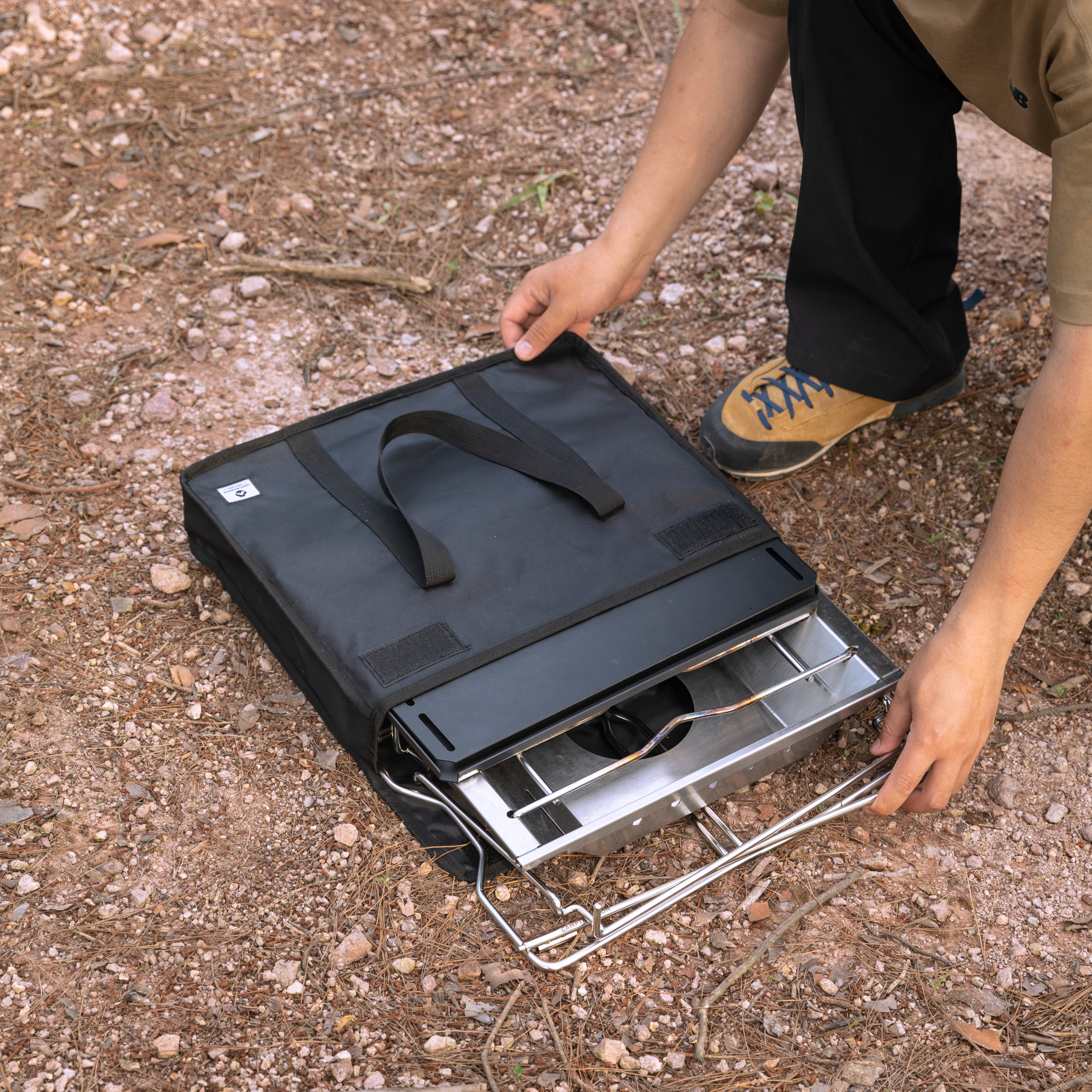 캠핑문 슬라이드 필드랙 수납가방 다용도 IGT 유닛 파우치 G-38-B - 상세 이미지 2
