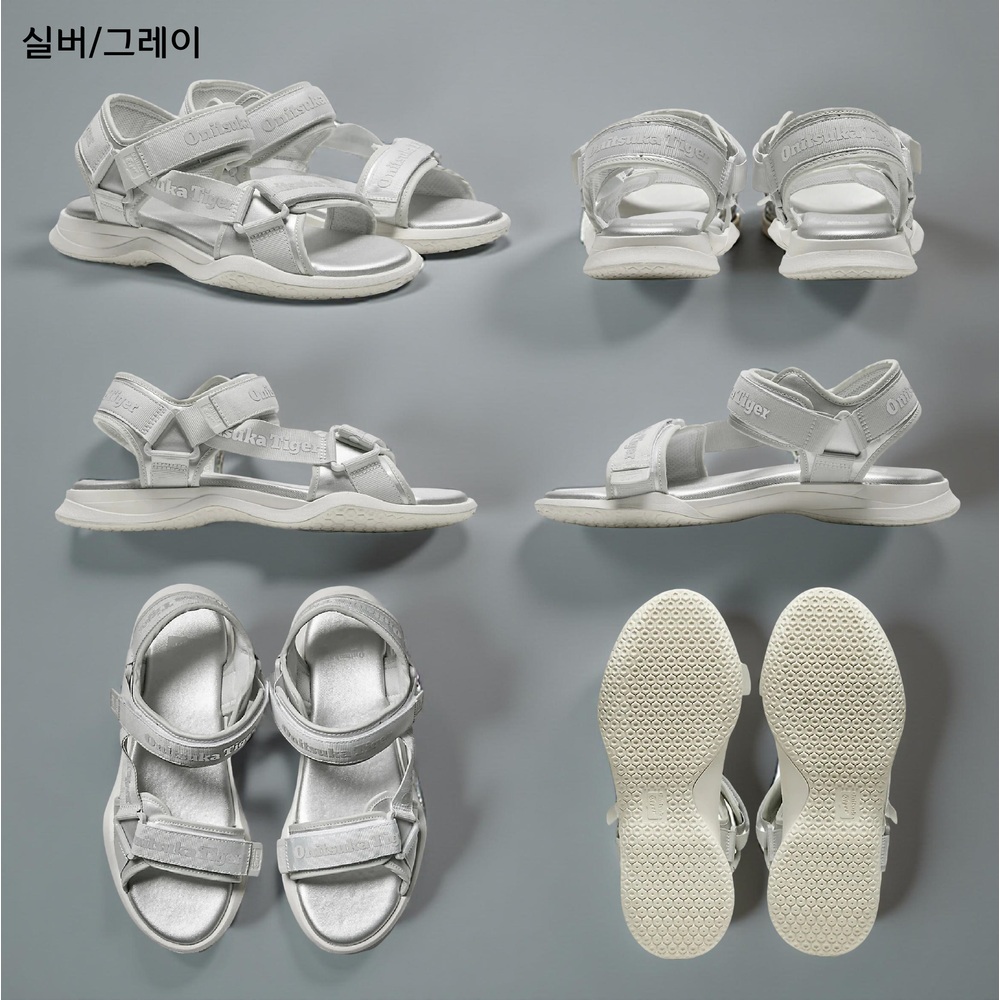 오니츠카타이거 오보리 스트랩 샌들 여성 1183B305 230 블랙 - 상세 이미지 5
