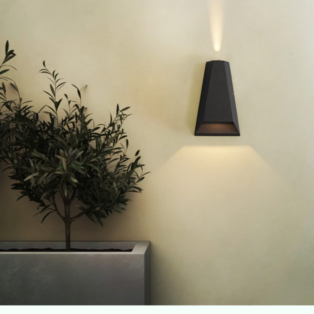 아키블랙 COB LED 벽등 5W 플리커프리 확산광 상하간접 실내외 벽조명 - 상세 이미지 5