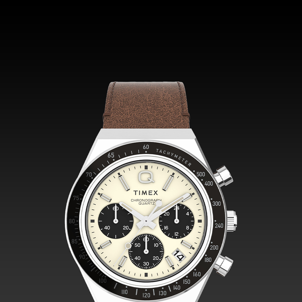 타이맥스 Q TIMEX 크로노그래프 브라운 스포츠워치 40mm TW2V42800