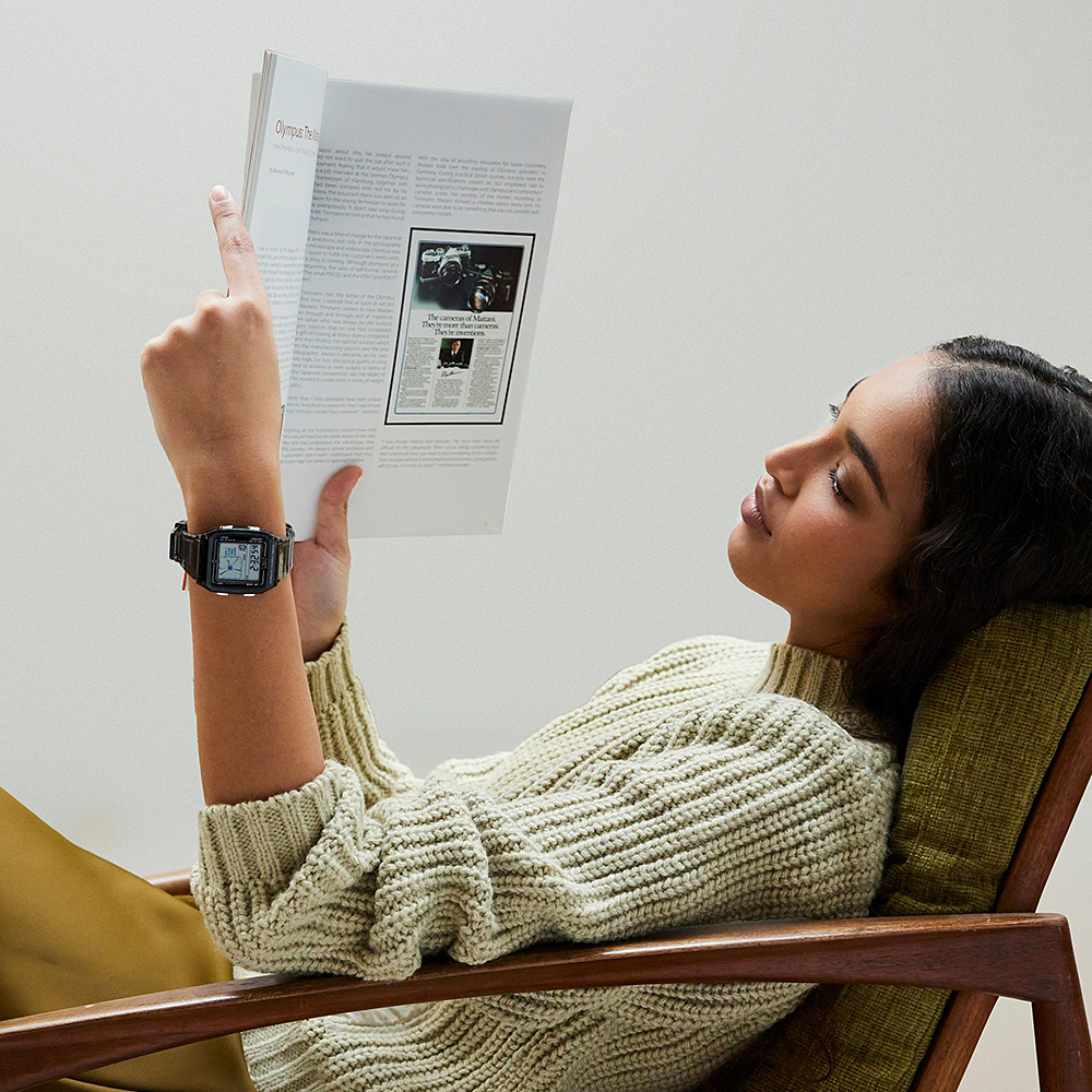 타이맥스 Q TIMEX LCA 레트로 디지털 쿼츠시계 35mm TW2W45000