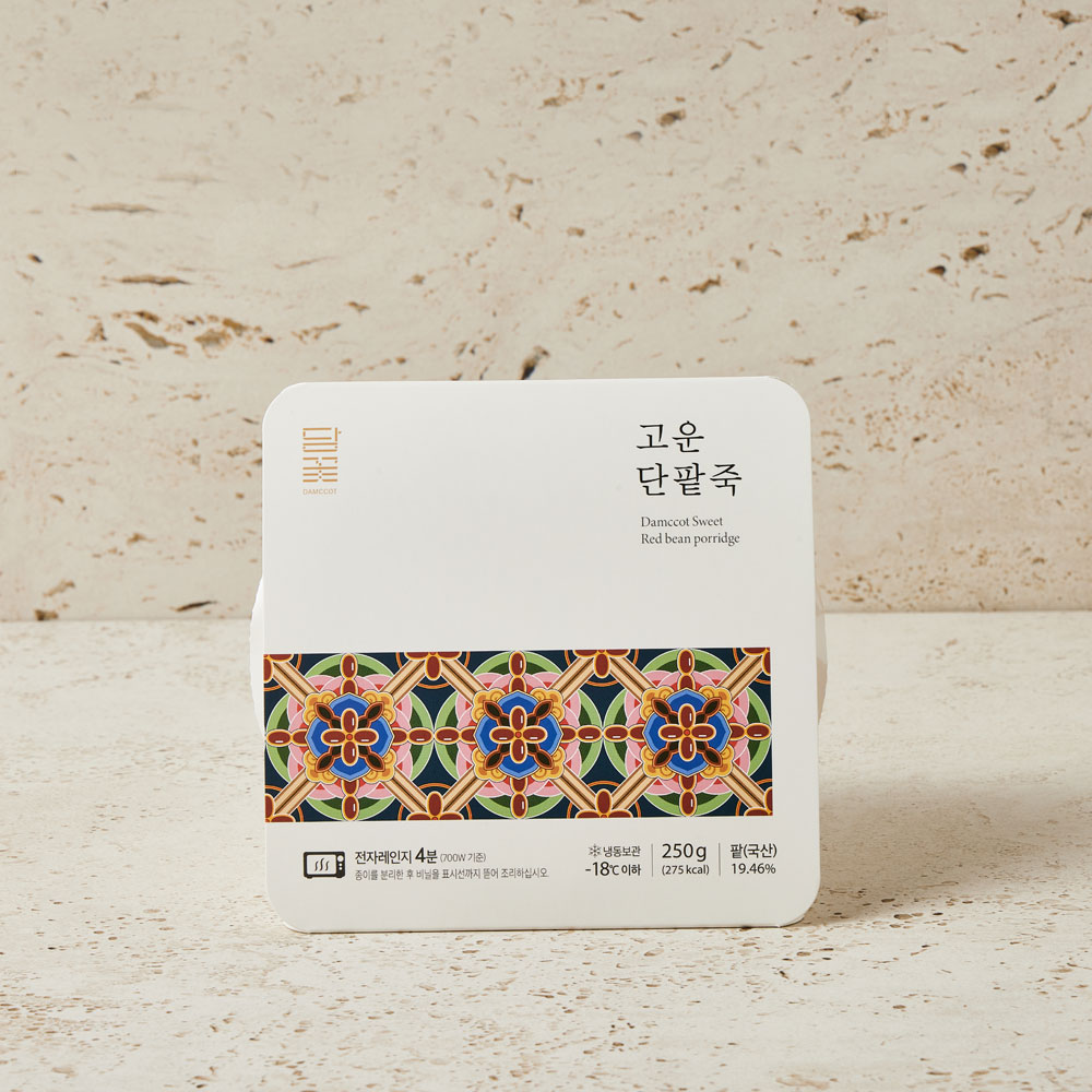 [서울3대팥죽맛집] 담꽃 무가당 통팥죽 4입 고운 단팥죽 동지팥죽 - 상세 이미지 5