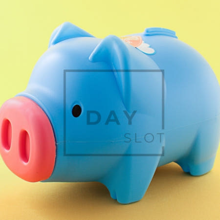 [트렌디프레소협력사]데이슬롯 청색 돼지저금통 자이언트 인테리어저금통