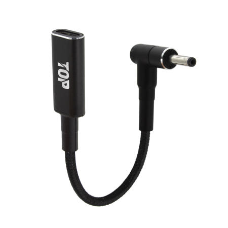 USB C타입 to DC 3.5 x 1.35 PD100W 노트북 충전케이블 15cm HT-CL057
