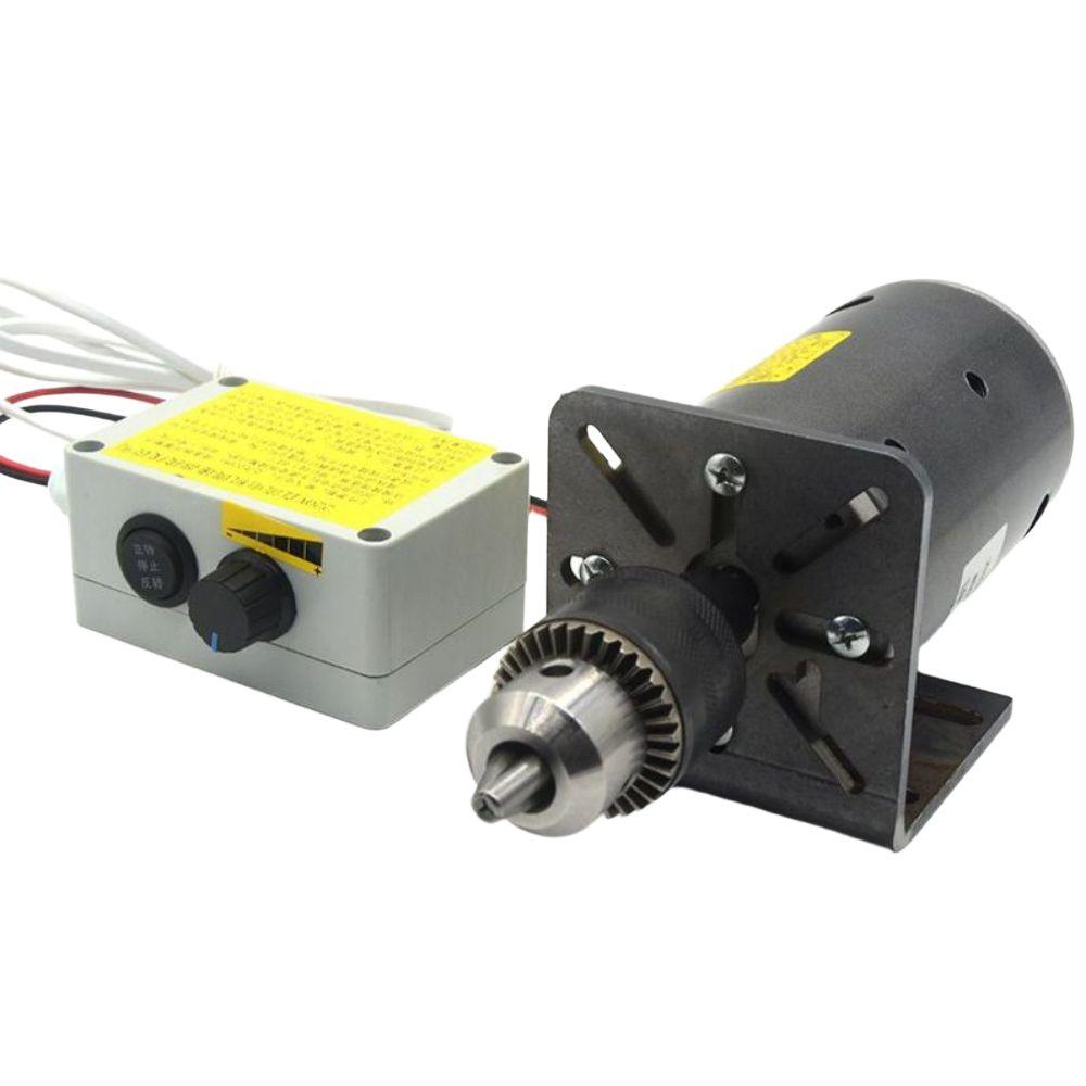 DC 고속 모터 영구 저소음 감속기 강력한 자석 400W 모터+지지대+단일 속도 조절기 - 상세 이미지 2