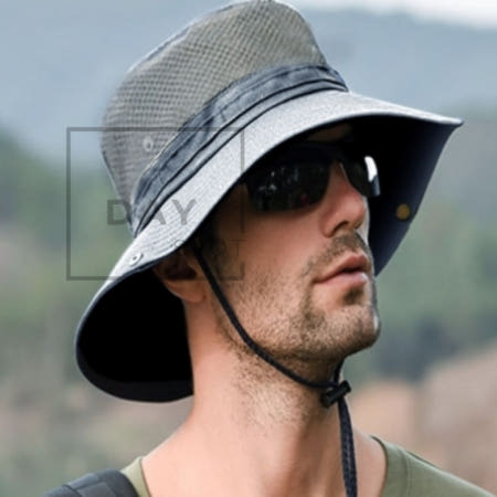 데이슬롯 메쉬 등산모자 그레이 여름등산모자