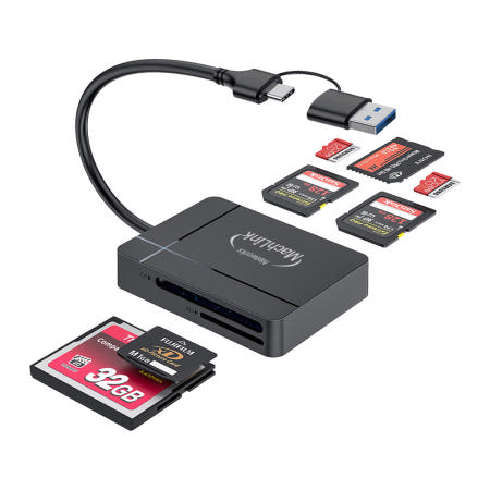USB3.1 Type-C + USB3.0 멀티 카드리더기 ML-MRT37