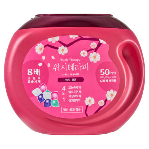 워시테라피 캡슐세탁세제 50개입 캡슐세제 500g, 스위스 다우니향, 2... 실사용 후기 | 효과 있을까? - 상품 이미지 4