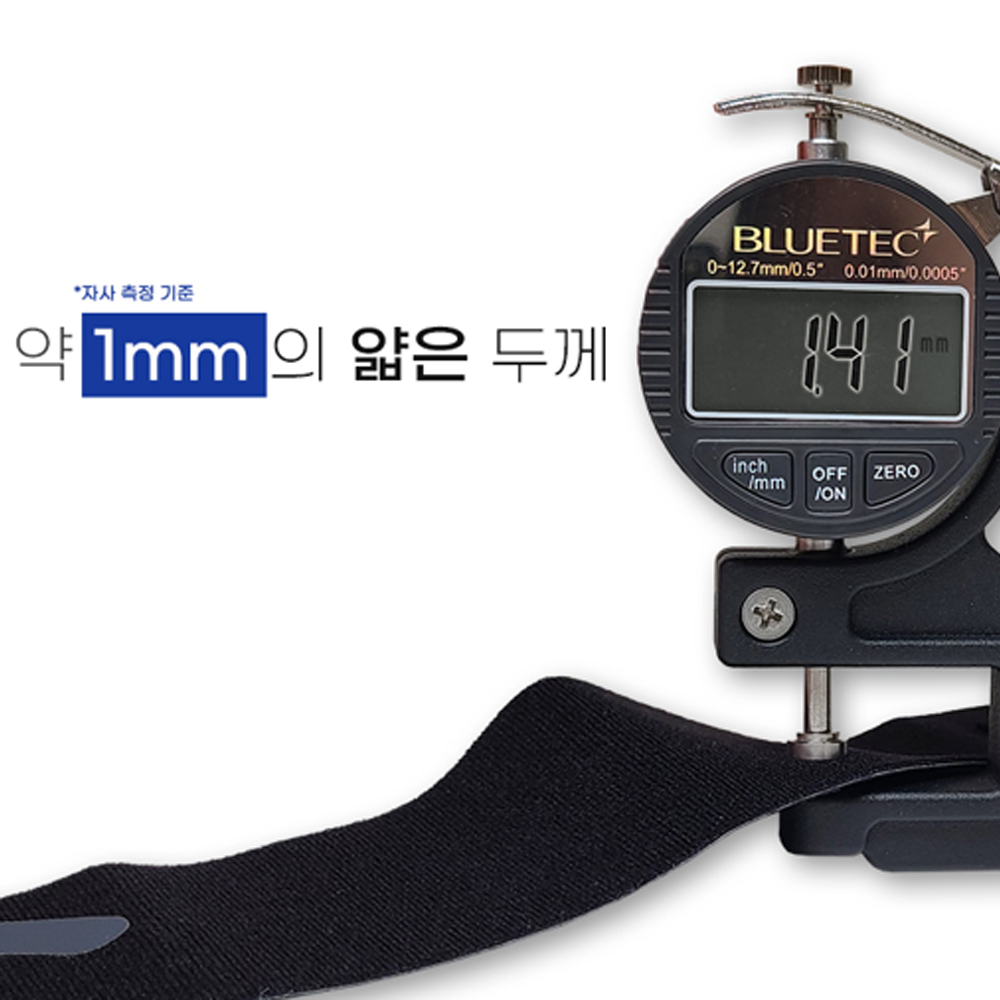 라인벨라 썸라인 엄지손가락 손목보호대 테이핑 건초염 스트랩 아대 오른손 ML 블랙 이미지 6