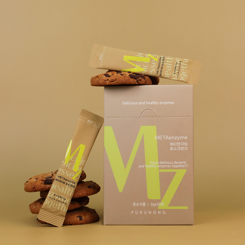 MZ 효소크런치 탄수화물 단백질 분해효소 초코쿠키맛 3g x 30포 - 상세 이미지 4