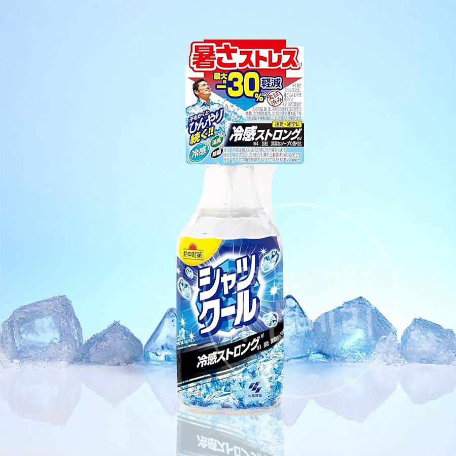 일본 고바야시 쿨링 스프레이 셔츠 쿨 냉감 스트롱, 280ml, 1개 - 상품 이미지