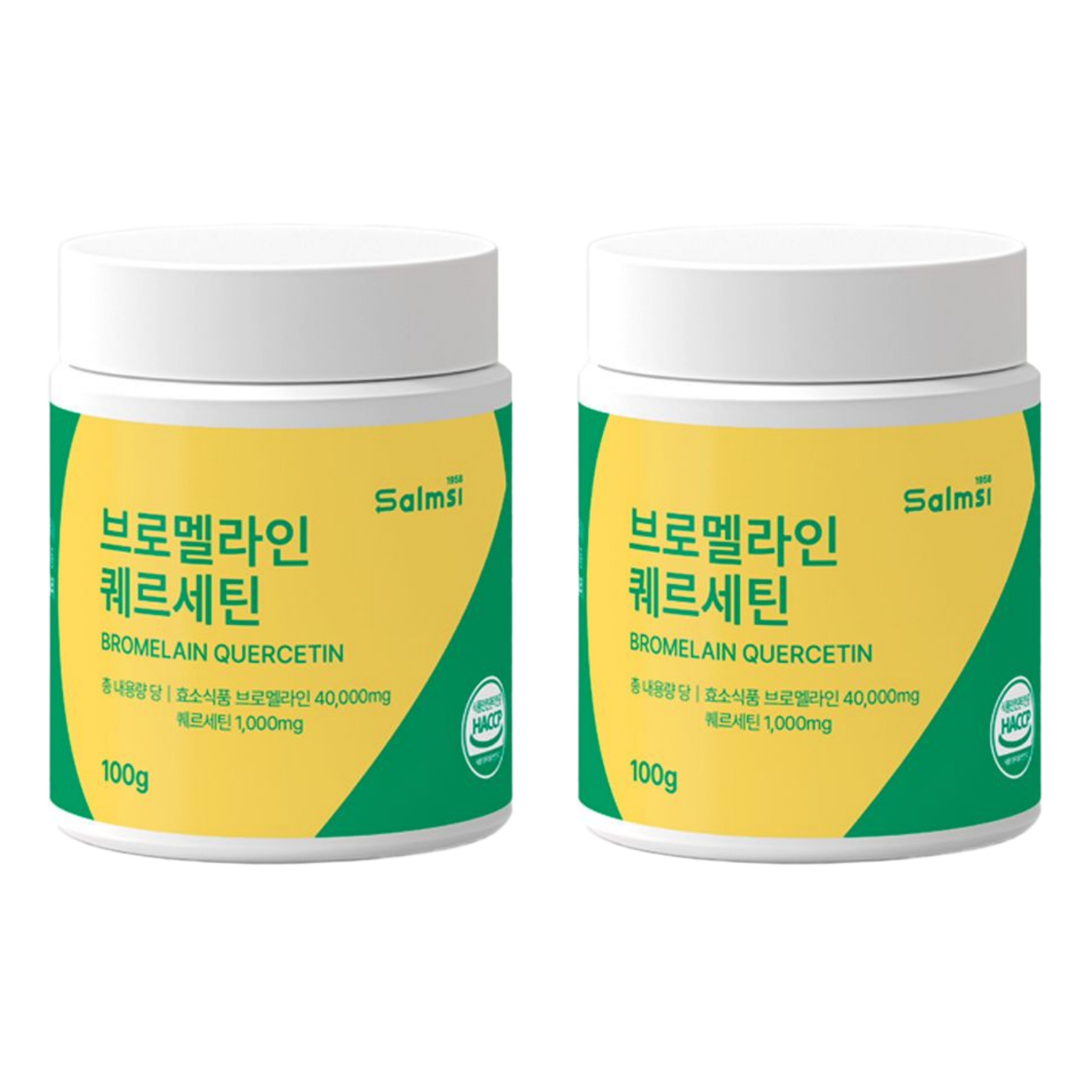 브로멜라인 퀘르세틴 파인애플 맛 덱스트린 100g x 2개 - 상품 이미지