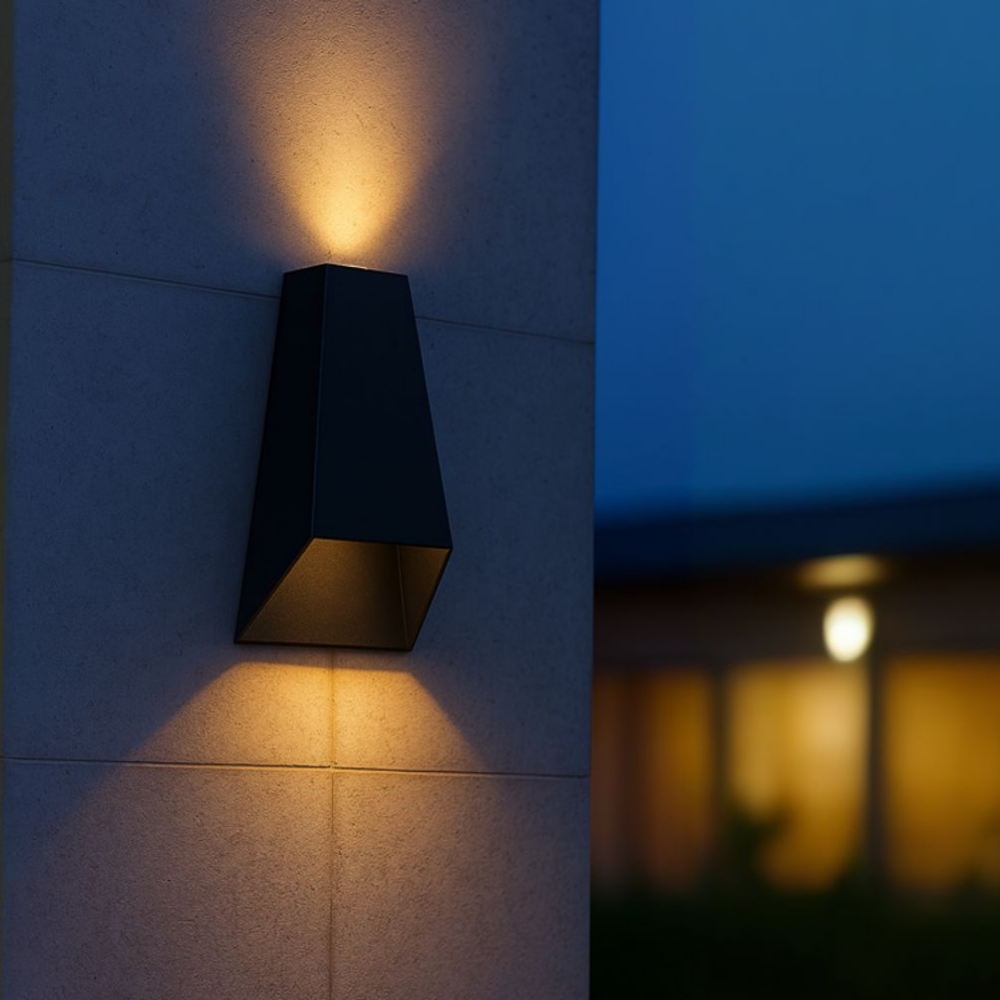 아키블랙 COB LED 벽등 5W 플리커프리 확산광 상하간접 실내외 벽조명 - 상품 이미지