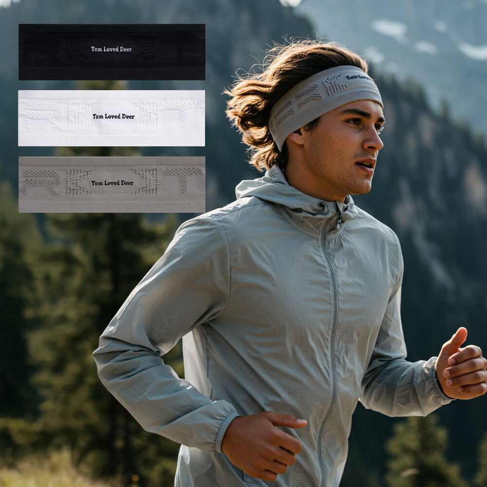 톰디어 와이드 땀흡수 운동 러닝 테니스 스포츠 헤어밴드