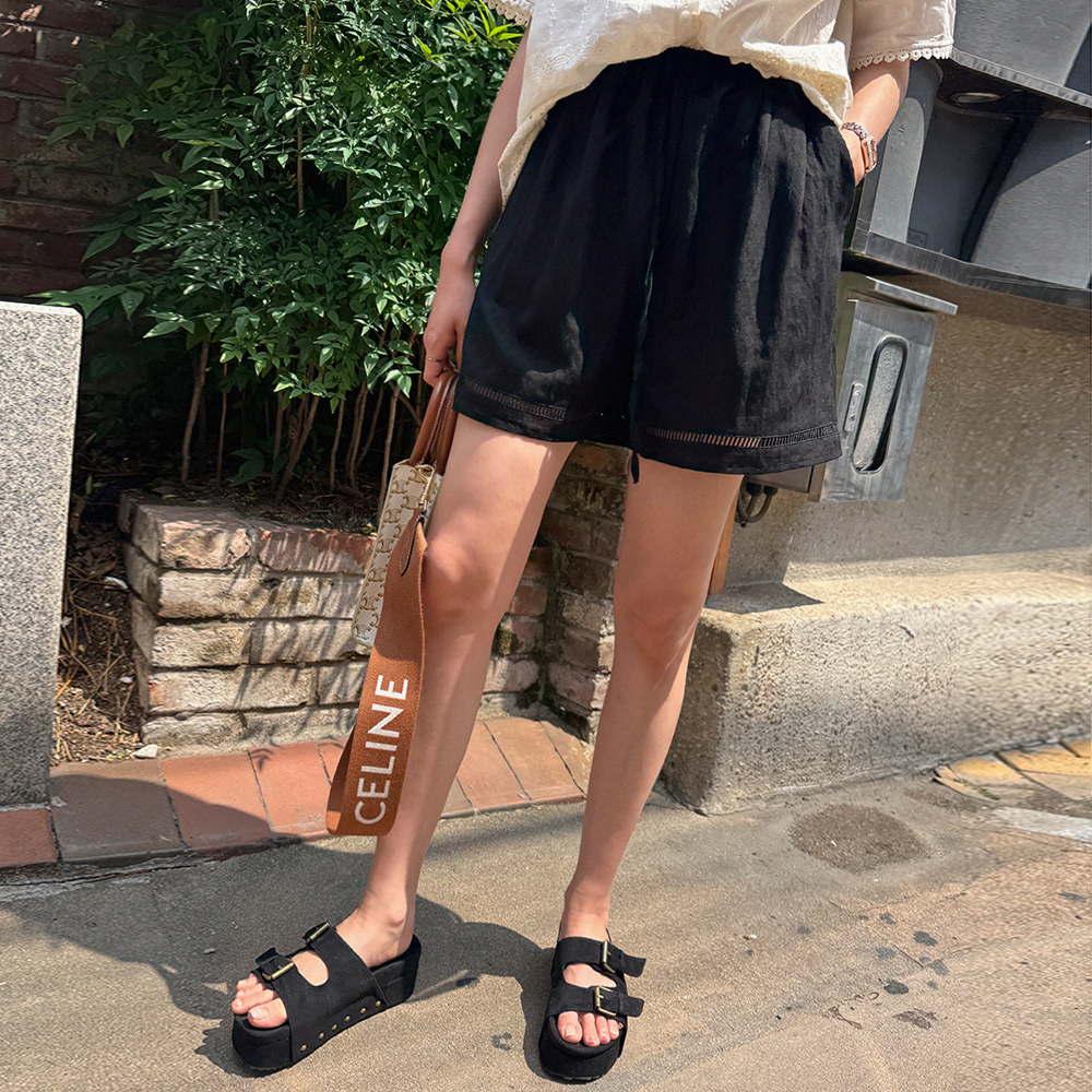 버키나 린넨 반바지 - 상품 이미지