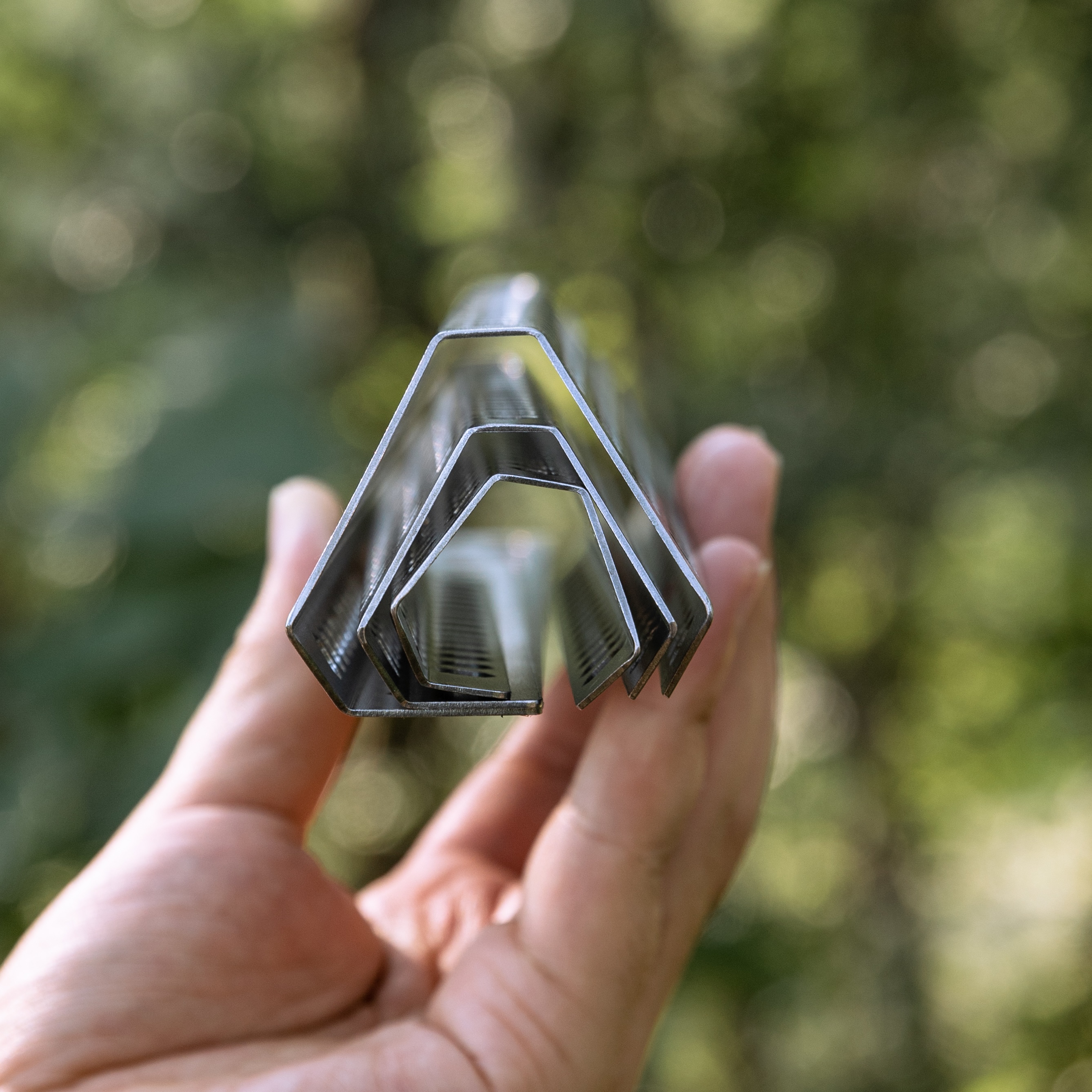 캠핑문 연소 보조 스테인리스 더미 장작 완전연소 연기감소 받침대 A4-C