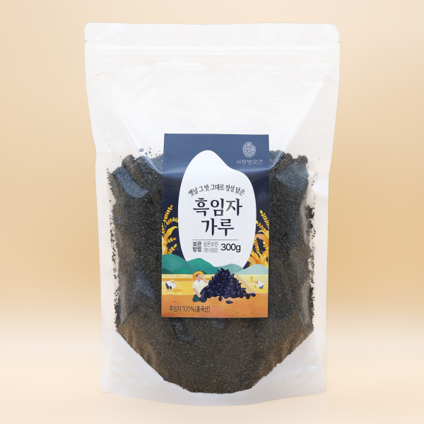 서창방앗간 흑임자가루 바로 볶아 고소한 검정깨가루 검은깨분말 300g - 메인 이미지