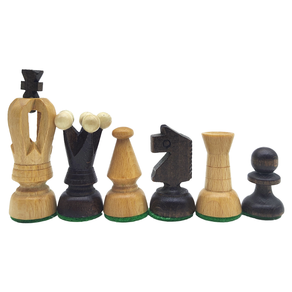 가야체스 미디엄킹 세트 원목 보드36cm 킹60mm 귀엽고 앙증맞은 기물 어린이날 선물 - 상세 이미지 3