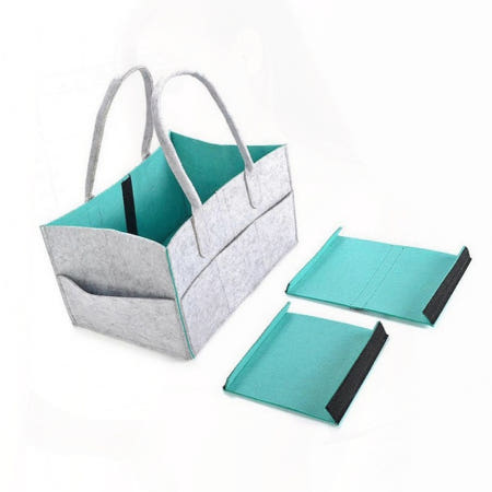 기저귀 정리함 펠트 가방 수납 토트 접이식 다용 이너백