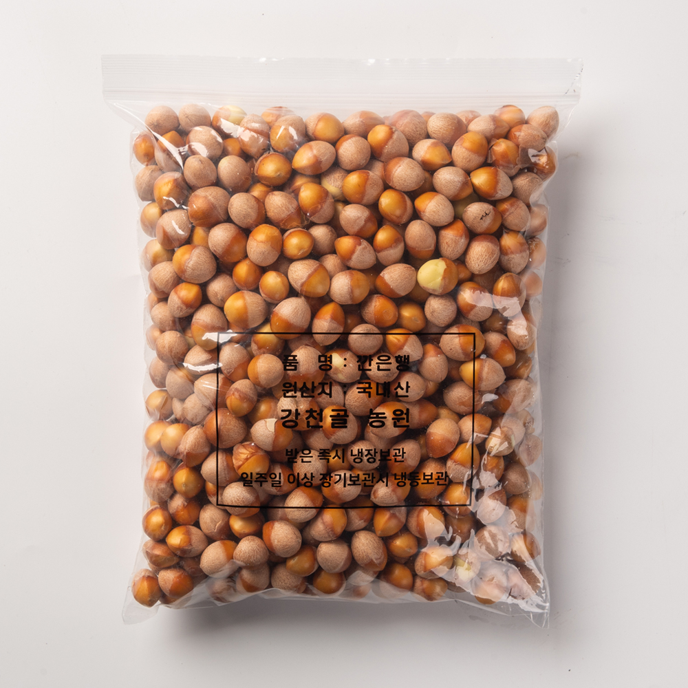 무농약 은행 깐은행 피은행 500g