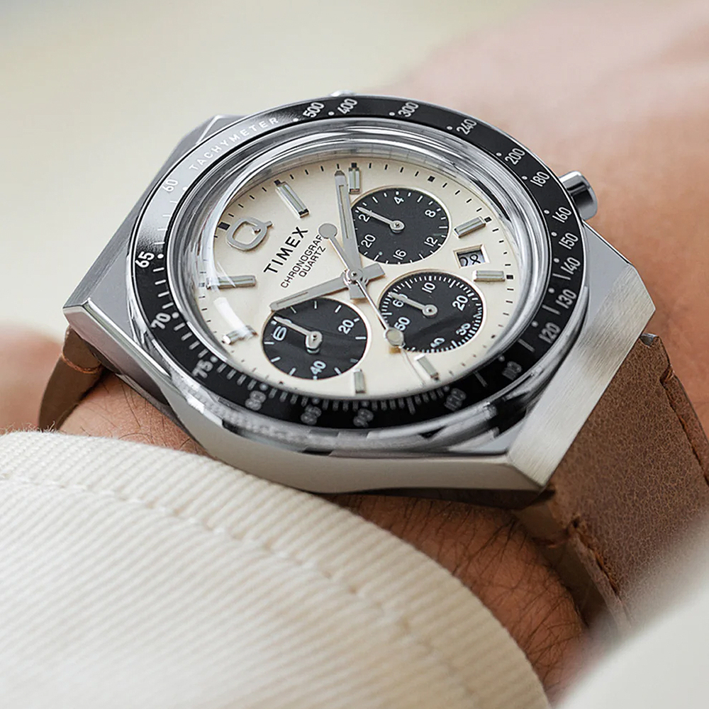 타이맥스 Q TIMEX 크로노그래프 브라운 스포츠워치 40mm TW2V42800