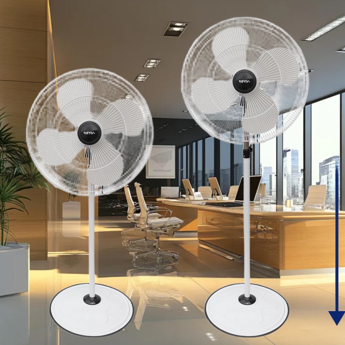 강력한 30인치 대형 선풍기 특대형 초대형 선풍기 축사 축사용 선풍기