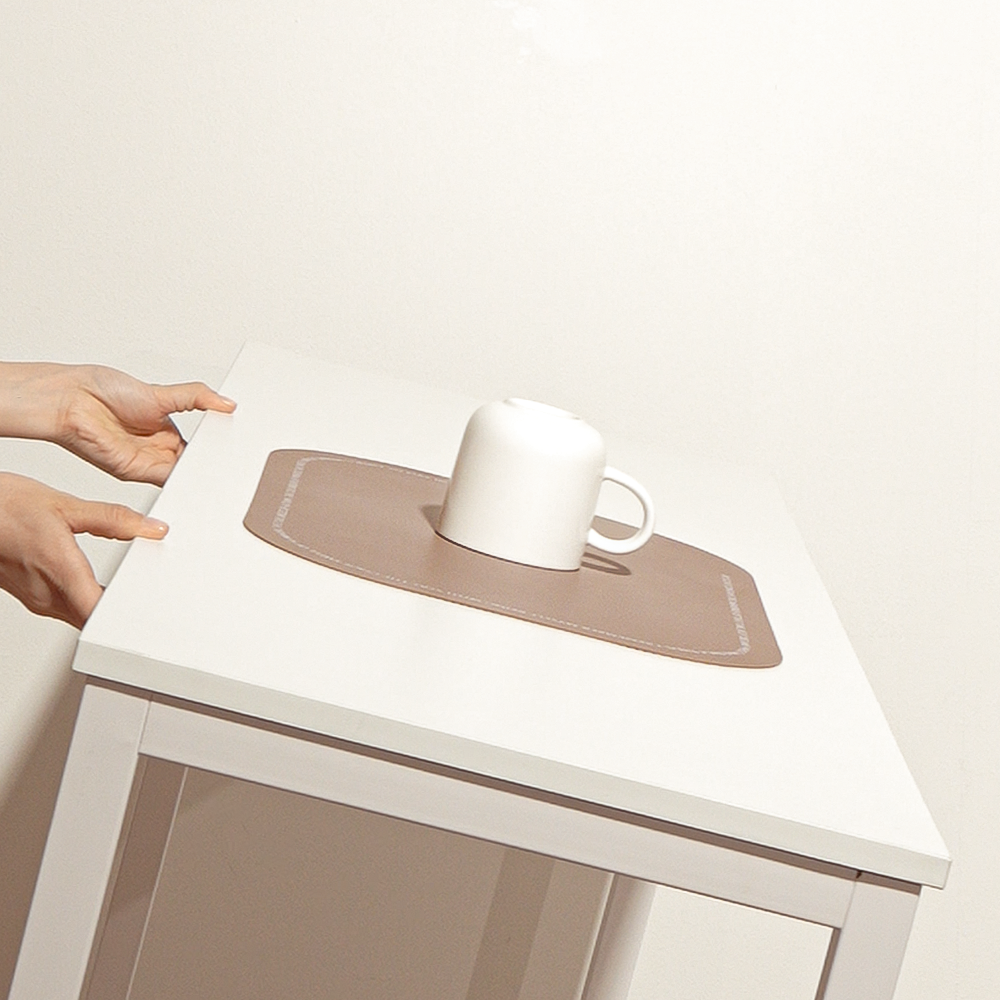 하루의공간 레터링 실리콘 방수 식탁 매트 테이블 식탁보 패드