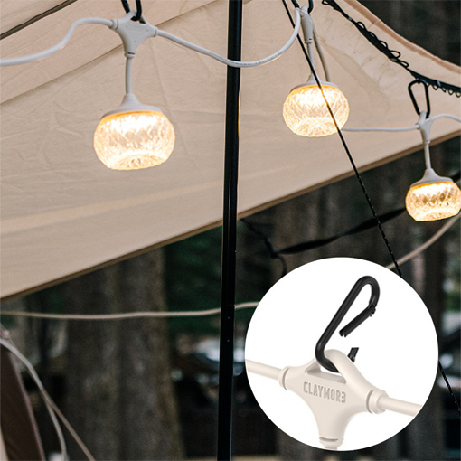 크레모아 이너프5 캠핑 타프 스트링 파티라이트 랜턴 차박 텐트 LED 조명