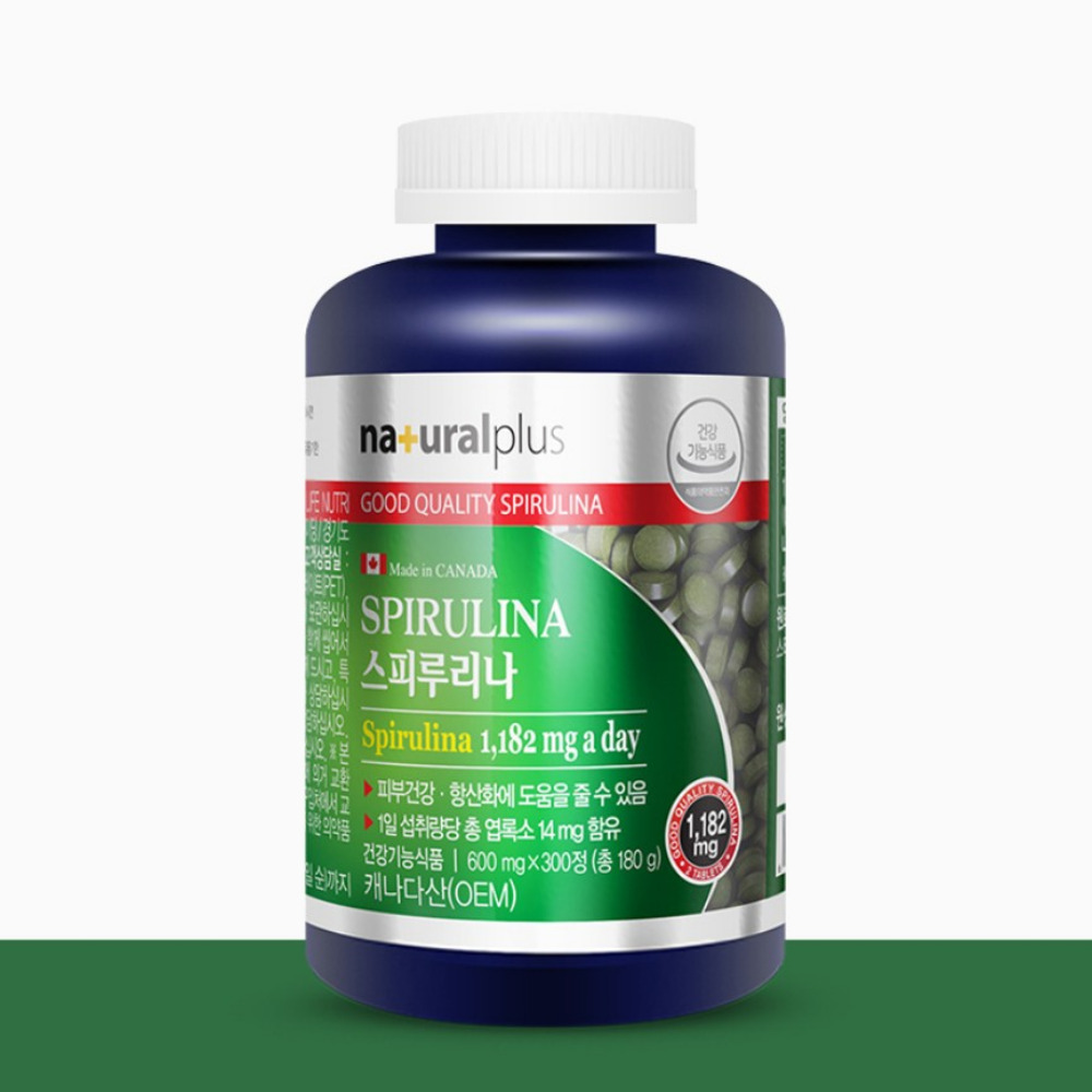 내츄럴플러스 스피루리나 스피루나 스피로리나 혈행 스피리누나 약5개월 300정, 2개 이미지 6