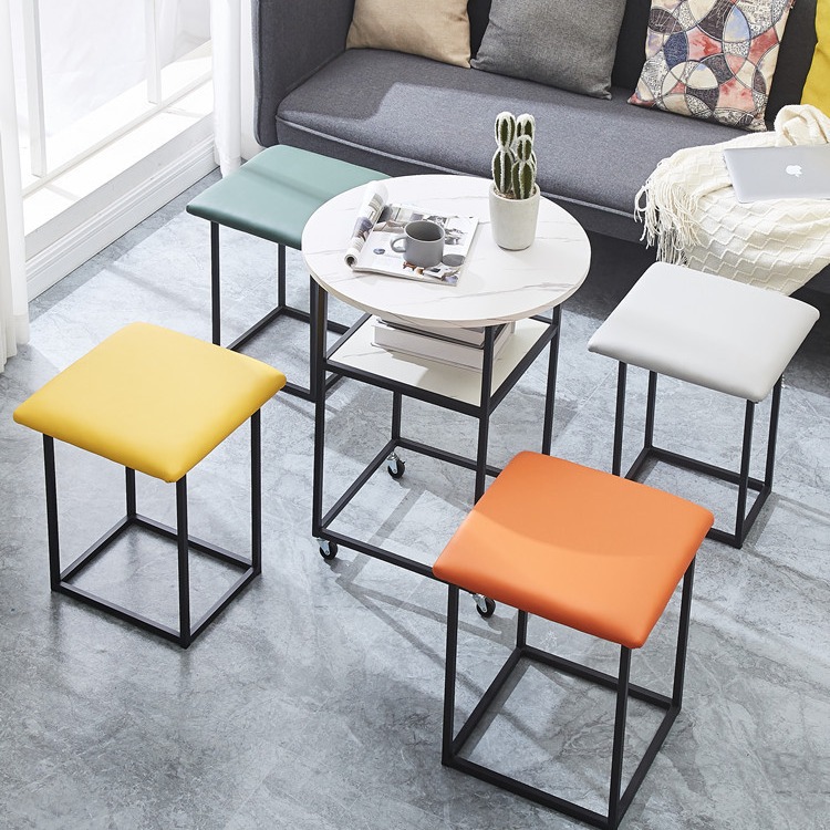 소형 원형 접이식 야외 테이블 카페 발코니 캠핑 플라스틱 테라스 디자인 원형테이블 사각의자세트 A