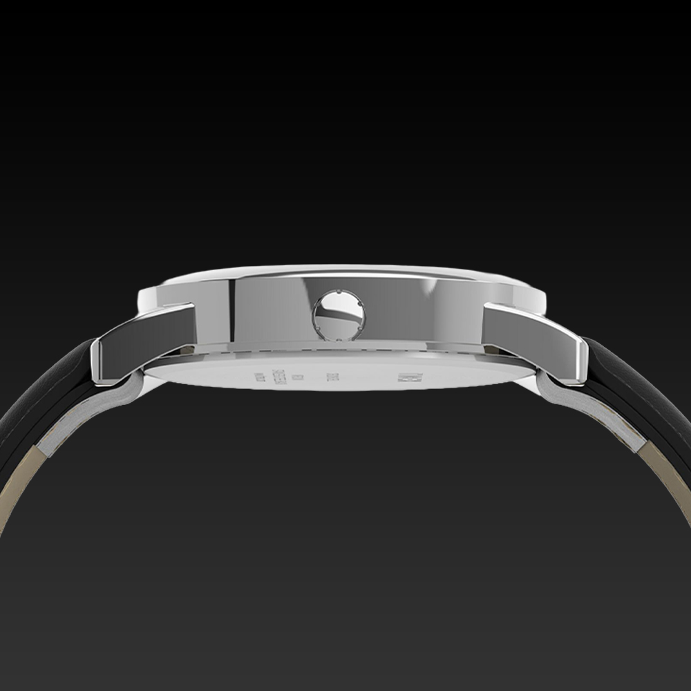 타이맥스 이지리더 블랙 가죽스트랩 드레스워치 35mm T2H281