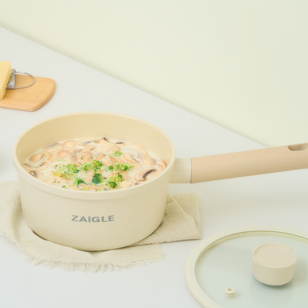 자이글 블룸 인덕션 겸용 국산 편수냄비 18cm 라면냄비 1인용 - 상세 이미지 4
