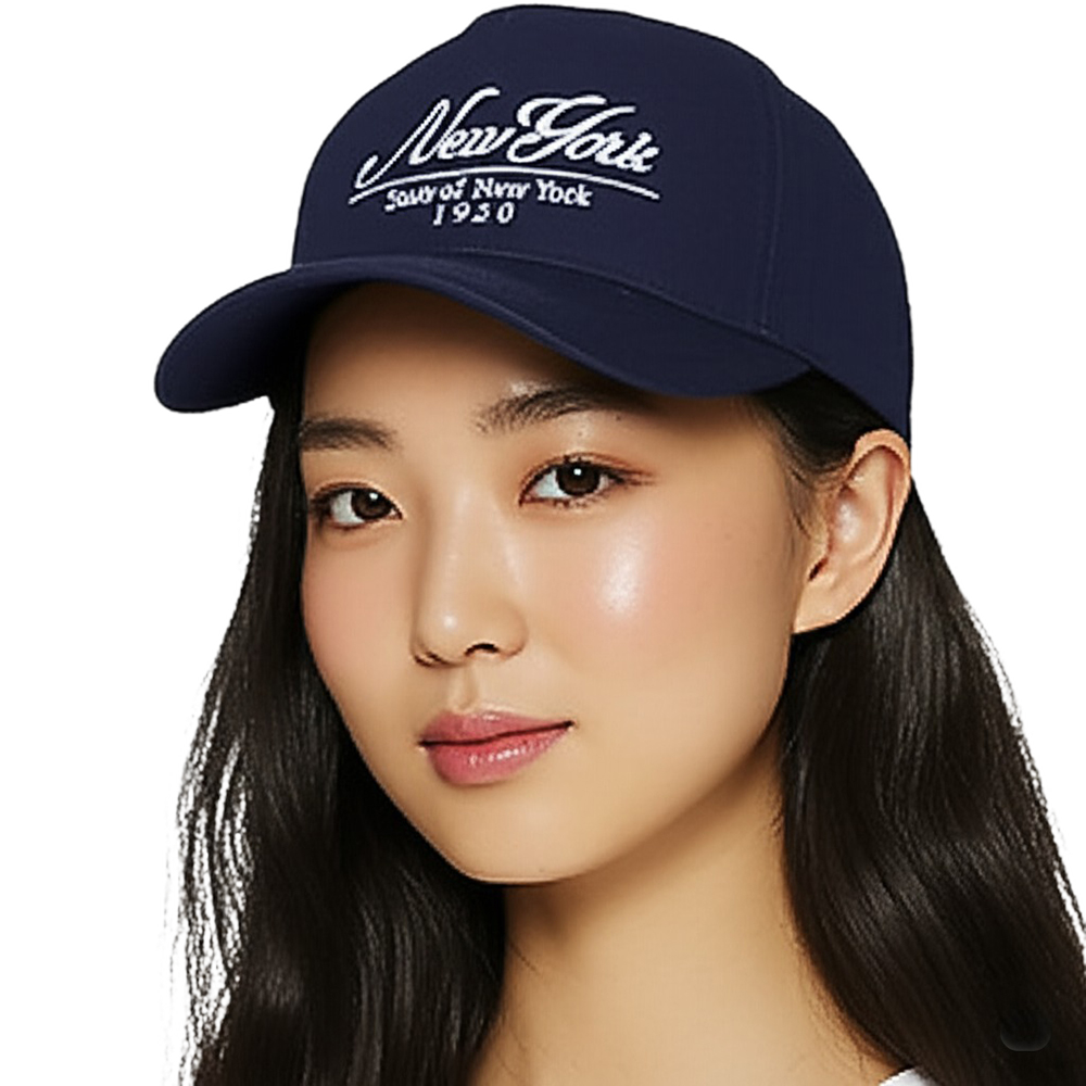 필기체뉴욕 큰머리 모자 nyc 남자 대두 깊은 볼캡 왕대두 모자 빅사이즈 불캡 - 상세 이미지 2