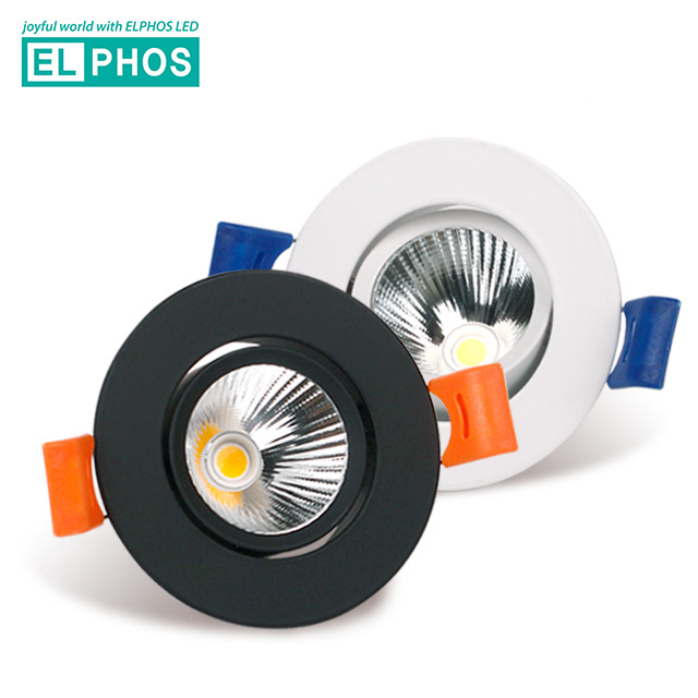 엘포스 LED 다운라이트 집중형 5.5cm(2인치) COB 6W 고와트 직회전 매입등 플리커프리 이미지 1