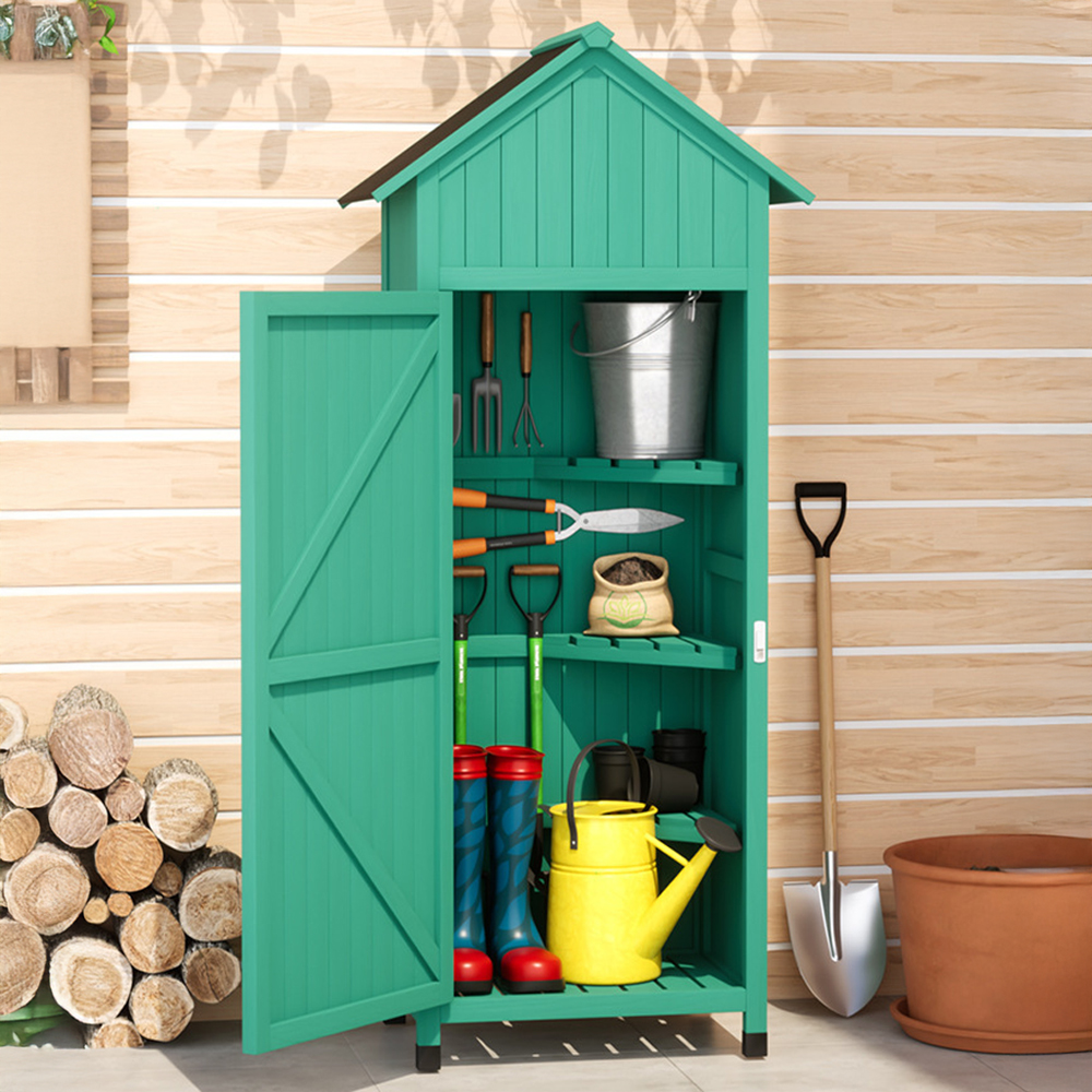 야외 수납장 주택 미니 창고 수납함 소형 농기구 보관함