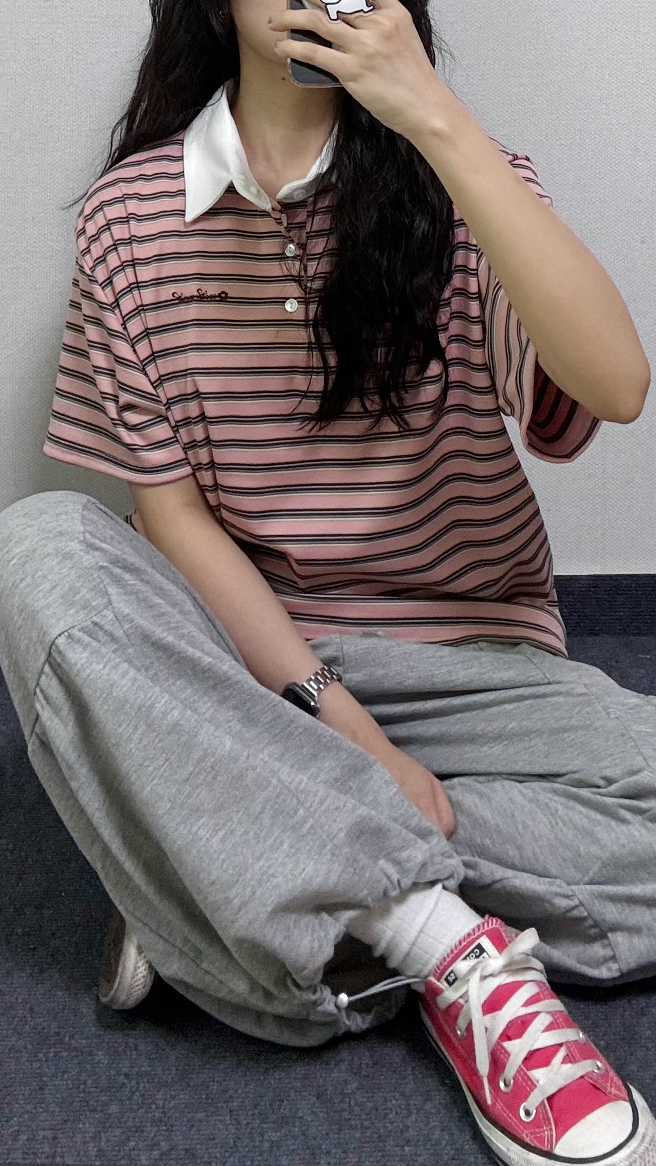 카르 셔링 밴딩 와이드 팬츠 [2Color] - 상세 이미지 4