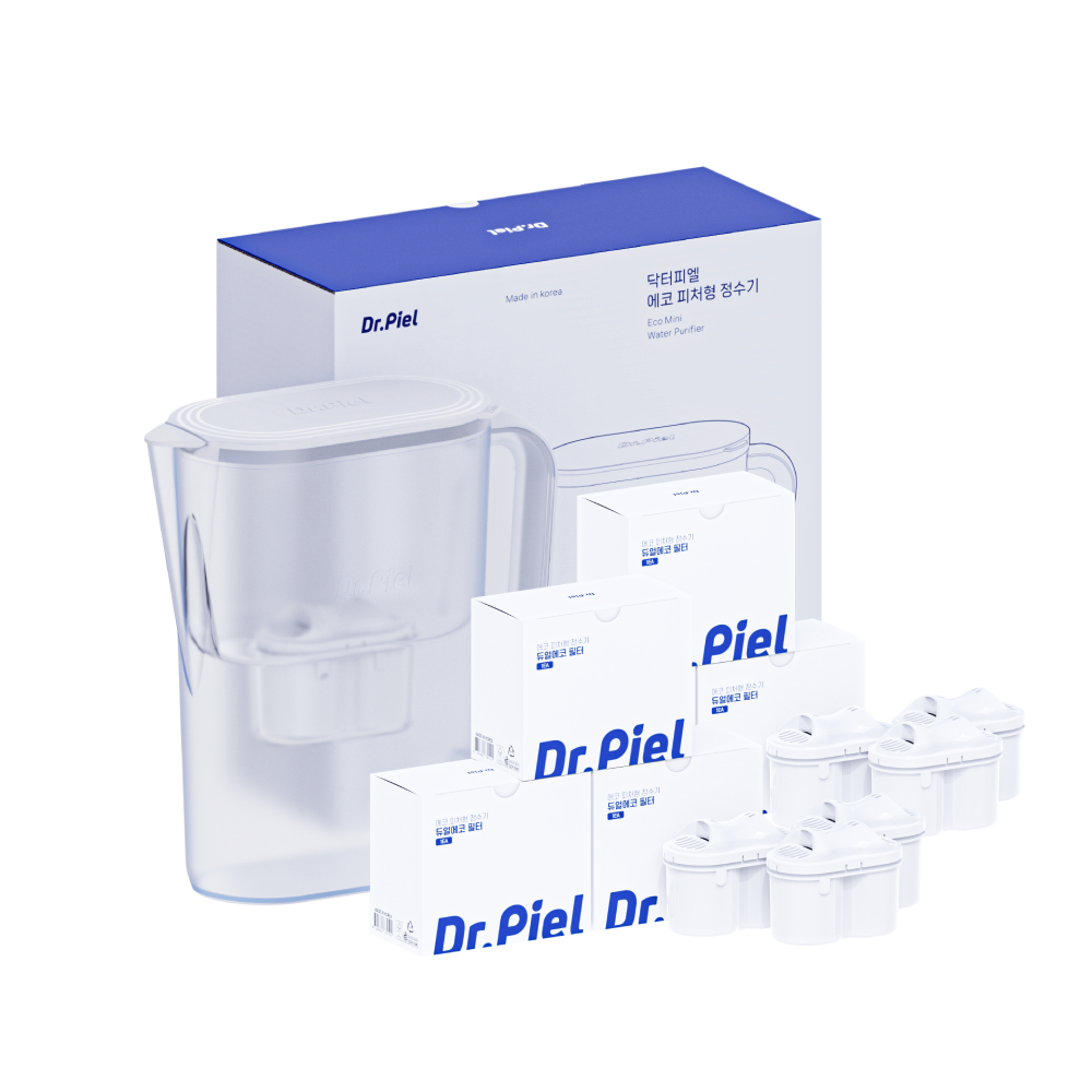 닥터피엘 에코 피처형 정수기 스페셜 세트(본체&필터6개 / 24개월) 제품 이미지