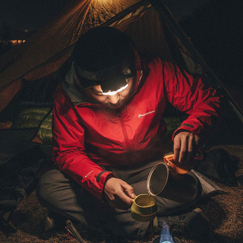 크레모아 캠핑용 헤드랜턴 헤디플러스 2구 낚시 등산용 백패킹 충전식 LED라이트 단색