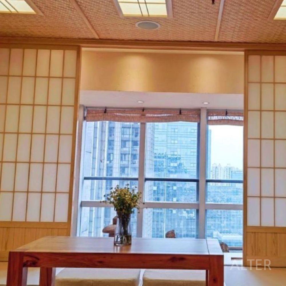 라탄 마감재 실내 천장 펜션 자재 우드 패턴 대나무 인테리어 육각 대나무 매트 1x10m - 상세 이미지 2